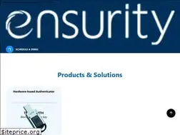 Sites similar to ensurity.com