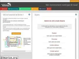 Sites similar to ent.univ-rennes1.fr