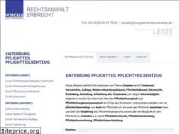 Sites similar to enterbung-pflichtteil.de