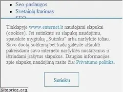 Sites similar to enternet.lt
