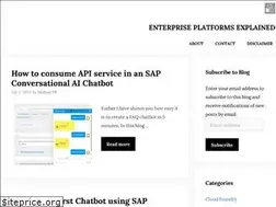 Sites similar to enterpriseplatformsblog.com