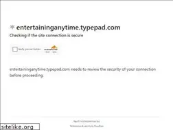 Sites similar to entertaininganytime.typepad.com