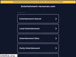 Sites similar to entertainment-resources.com