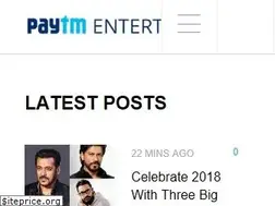 Sites similar to entertainmentblog.paytm.com