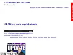 Sites similar to entertainmentlawupdate.com
