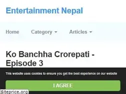 Sites similar to entertainmentnepal.net