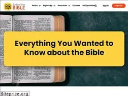 Sites similar to enterthebible.org