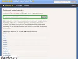 Sites similar to entfernung-von.de