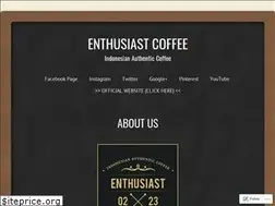 Sites similar to enthusiastcoffee.wordpress.com