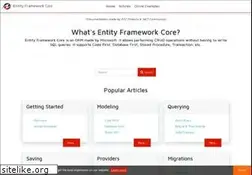 Sites similar to entityframeworkcore.com