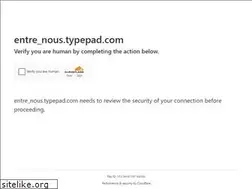 Sites similar to entre_nous.typepad.com