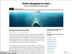 Sites similar to entreabogadosteveas.wordpress.com