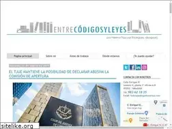 Sites similar to entrecodigosyleyes.com
