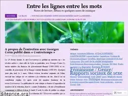 Sites similar to entreleslignesentrelesmots.blog