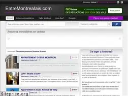 Sites similar to entremontrealais.com