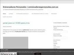 Sites similar to entrenadorespersonales.com.es
