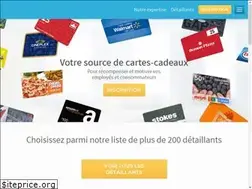 Sites similar to entrepotcartescadeaux.ca