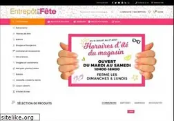 Sites similar to entrepotdelafete.com