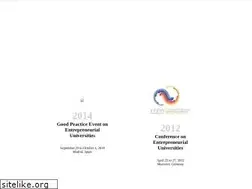 Sites similar to entrepreneurial-universities.com