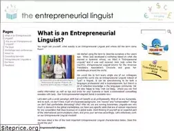 Sites similar to entrepreneuriallinguist.com