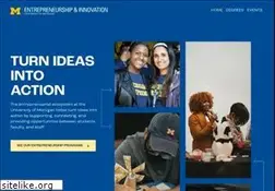 Sites similar to entrepreneurship.umich.edu