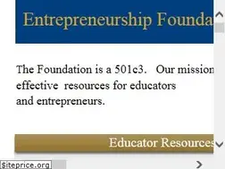 Sites similar to entrepreneurshipfoundation.org