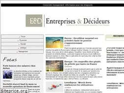 Sites similar to entreprises-et-decideurs.fr
