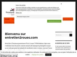 Sites similar to entretien2roues.com