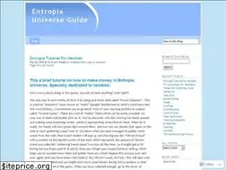 Sites similar to entropiaguide.wordpress.com
