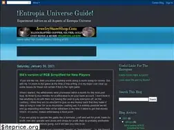 Sites similar to entropiauniverseguide.blogspot.com