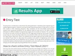 Sites similar to entrytest.pk