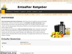 Sites similar to entsafter-ratgeber.de