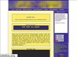 Sites similar to entsprechungskunde.de
