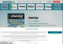 Sites similar to entwickler-magazin.de