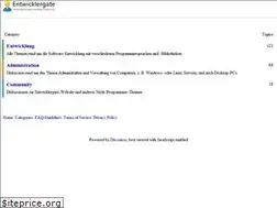 Sites similar to entwicklergate.de