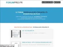 Sites similar to enviedailleurs.forumpro.fr
