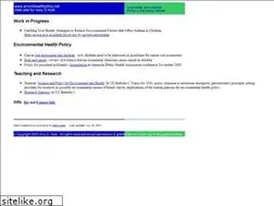 Sites similar to envirohealthpolicy.net