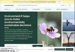 Sites similar to environment.fi
