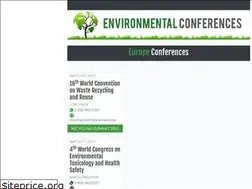 Sites similar to environmentalconferences.org