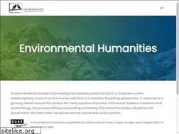 Sites similar to environmentalhumanities.org