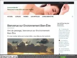 Sites similar to environnementbienetre.com