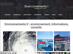 Sites similar to environnements.fr