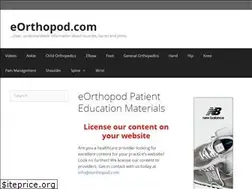 Sites similar to eorthopod.com