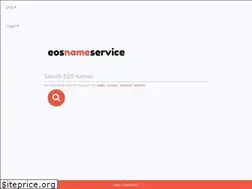 Sites similar to eosnameservice.io