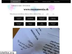 Sites similar to eoznamenia.sk