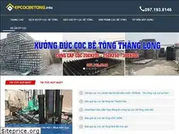 Sites similar to epcocbetonghanoi.info