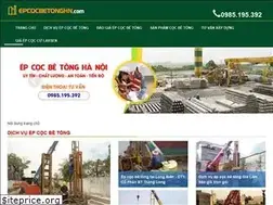 Sites similar to epcocbetonghn.com