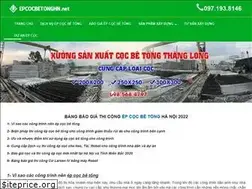 Sites similar to epcocbetonghn.net