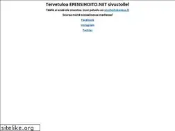 Sites similar to epensihoito.net