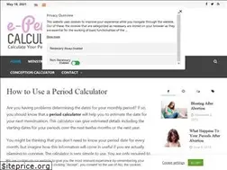 Sites similar to eperiodcalculator.com